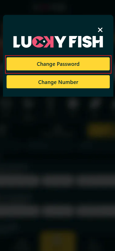 Reset password step 2