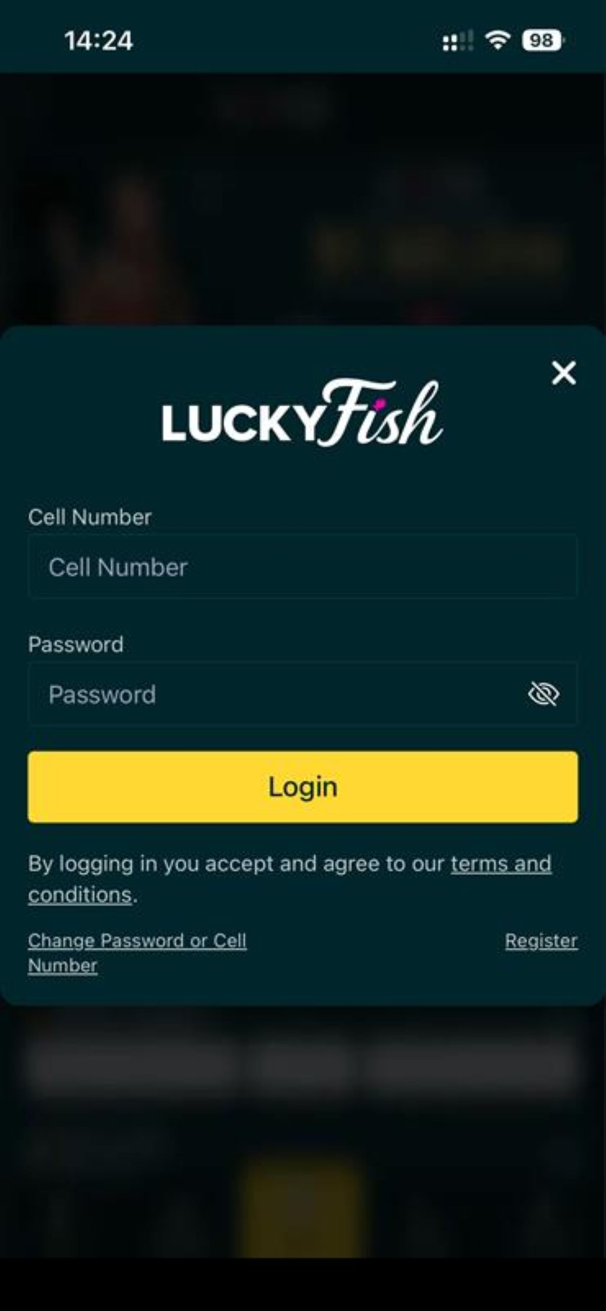 Download Lucky Fish App