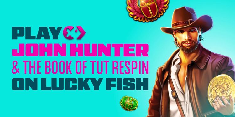 Play John Hunter and the Book of Tut Respin on Lucky Fish