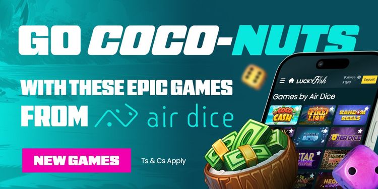 Two New Air Dice Slots Have Arrived on Lucky Fish