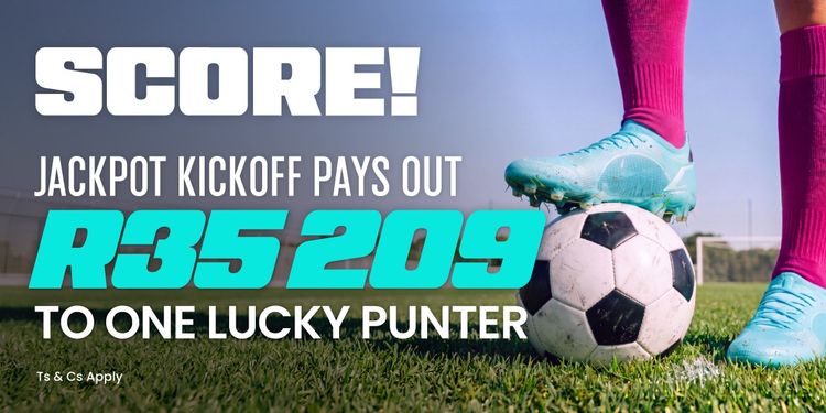 Jackpot Kickoff Scores a R35 209 BIG Win!