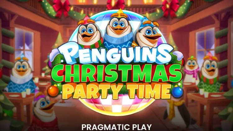 Penguins Christmas Party Time