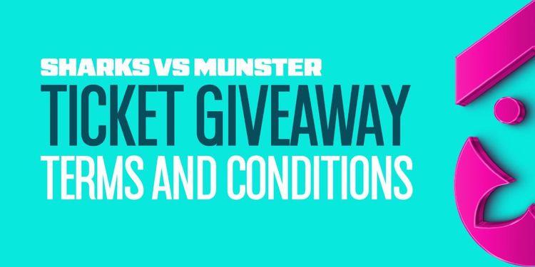 Sharks vs Munster Rugby Tickets Giveaway – Terms and Conditions