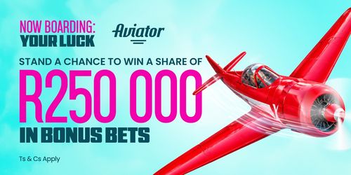 Take Flight with R250 000 in Aviator Bonus Bets