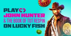 Play John Hunter and the Book of Tut Respin on Lucky Fish